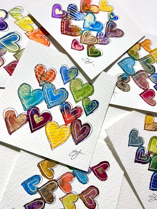 💗Bleeding Hearts — A Watercolor Experience Where Color Touches Color