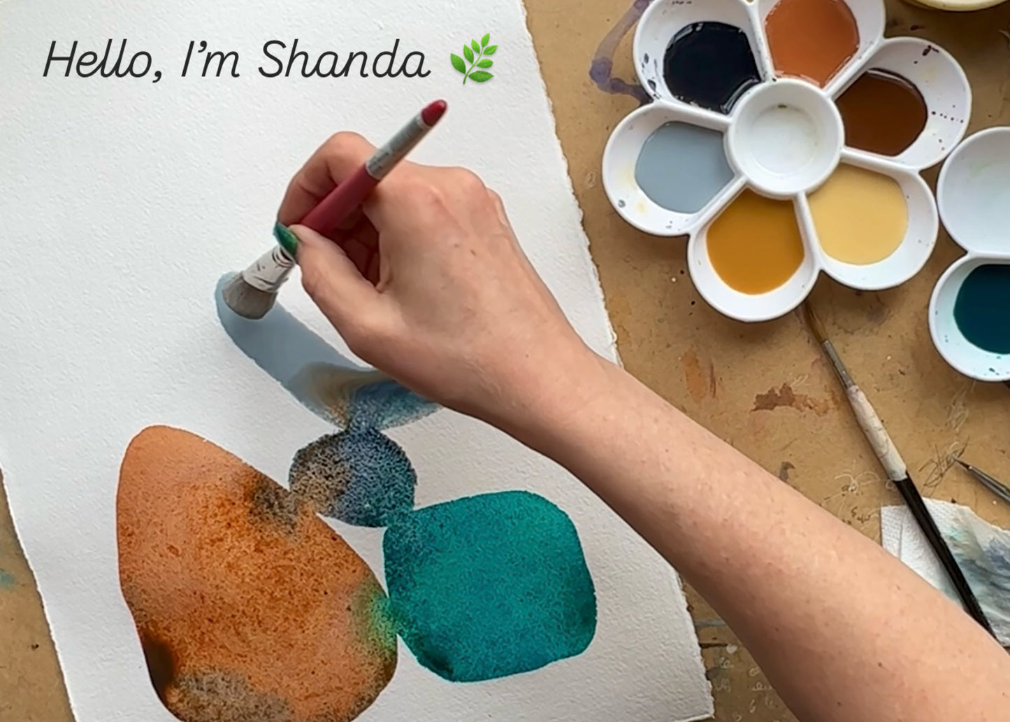 🪨Stacked Stones — A Watercolor Exploration