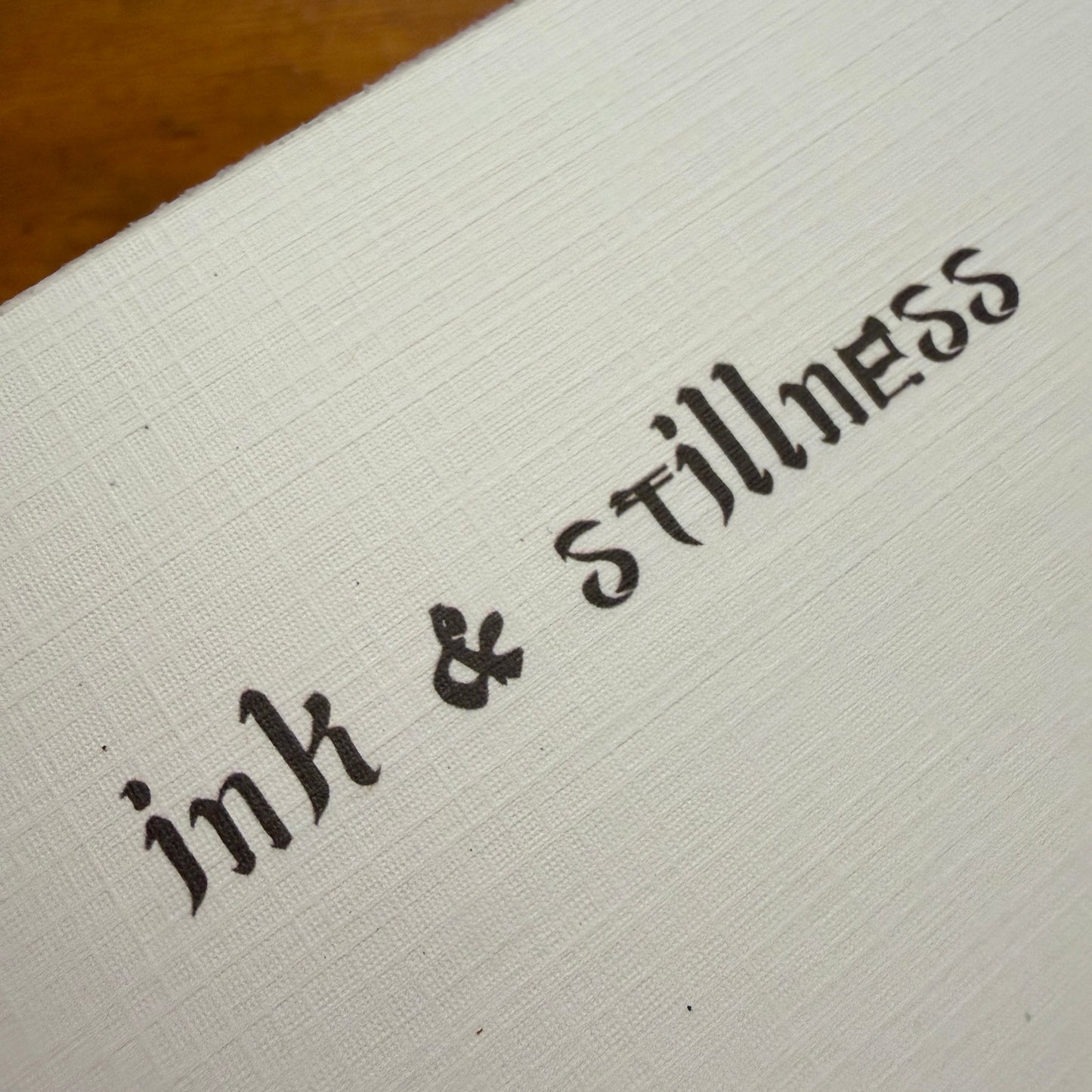✒️Ink & Stillness — Hearth Papers: A Book of Breath & Water