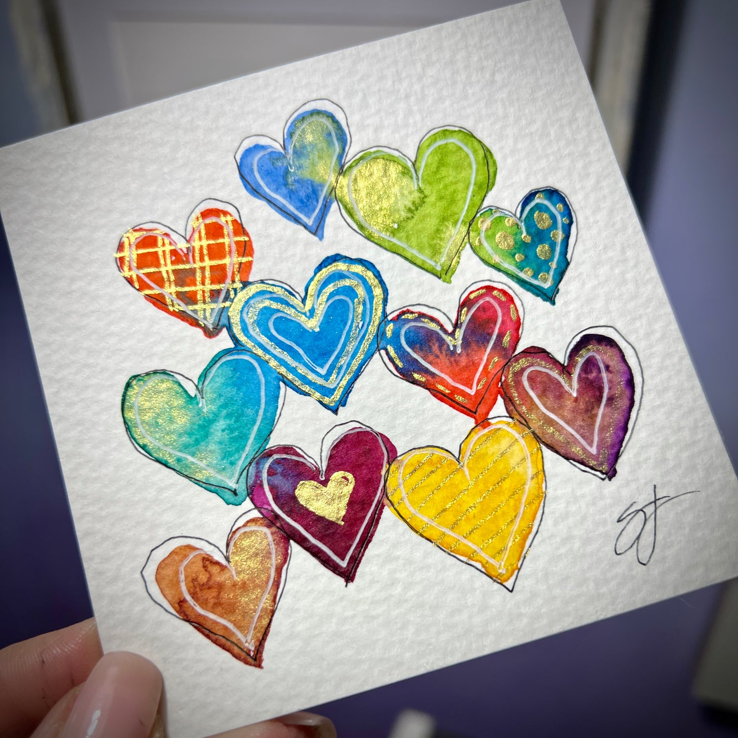💗Bleeding Hearts — A Watercolor Experience Where Color Touches Color