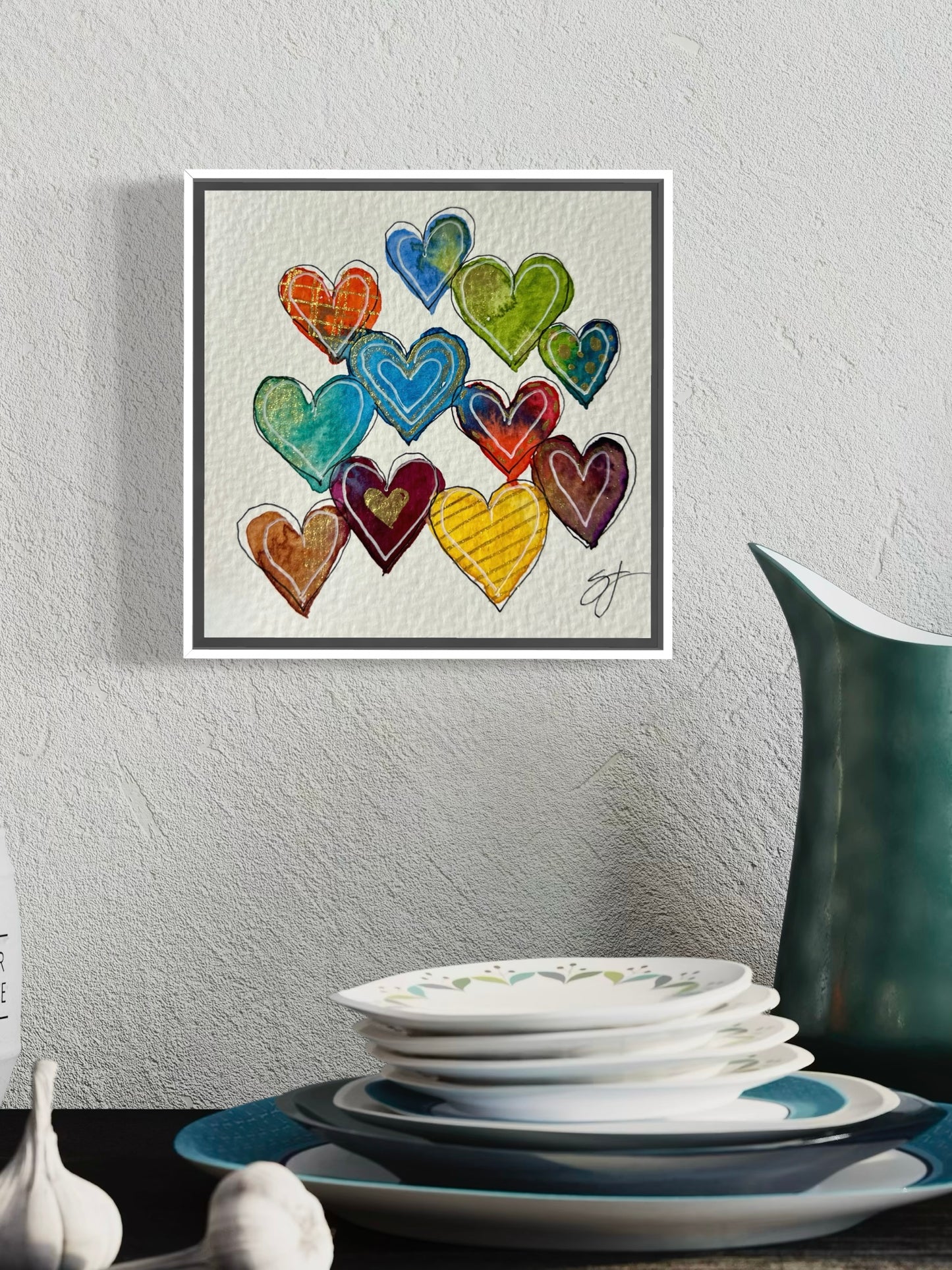 💗Bleeding Hearts — A Watercolor Experience Where Color Touches Color