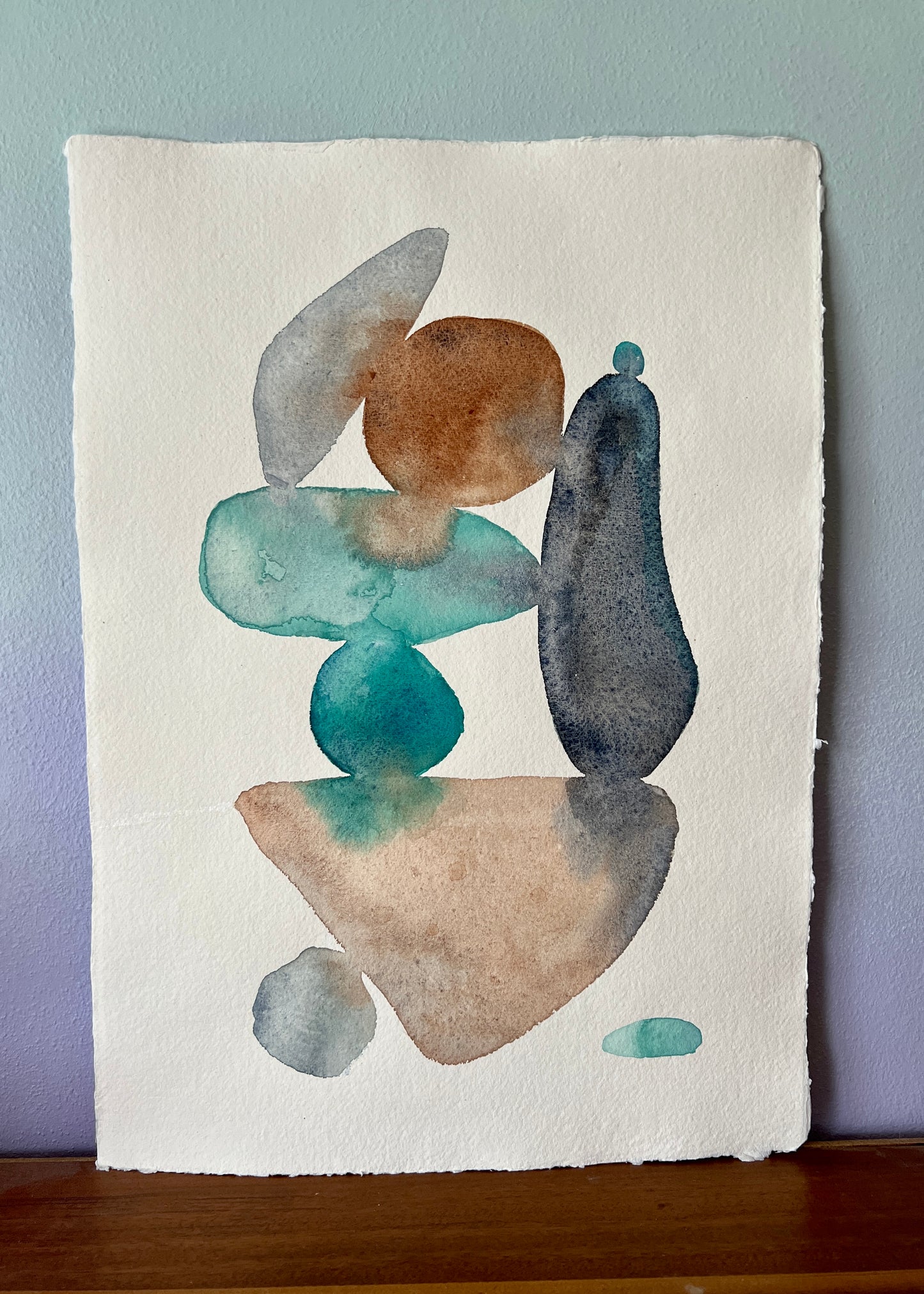 🪨Stacked Stones — A Watercolor Exploration