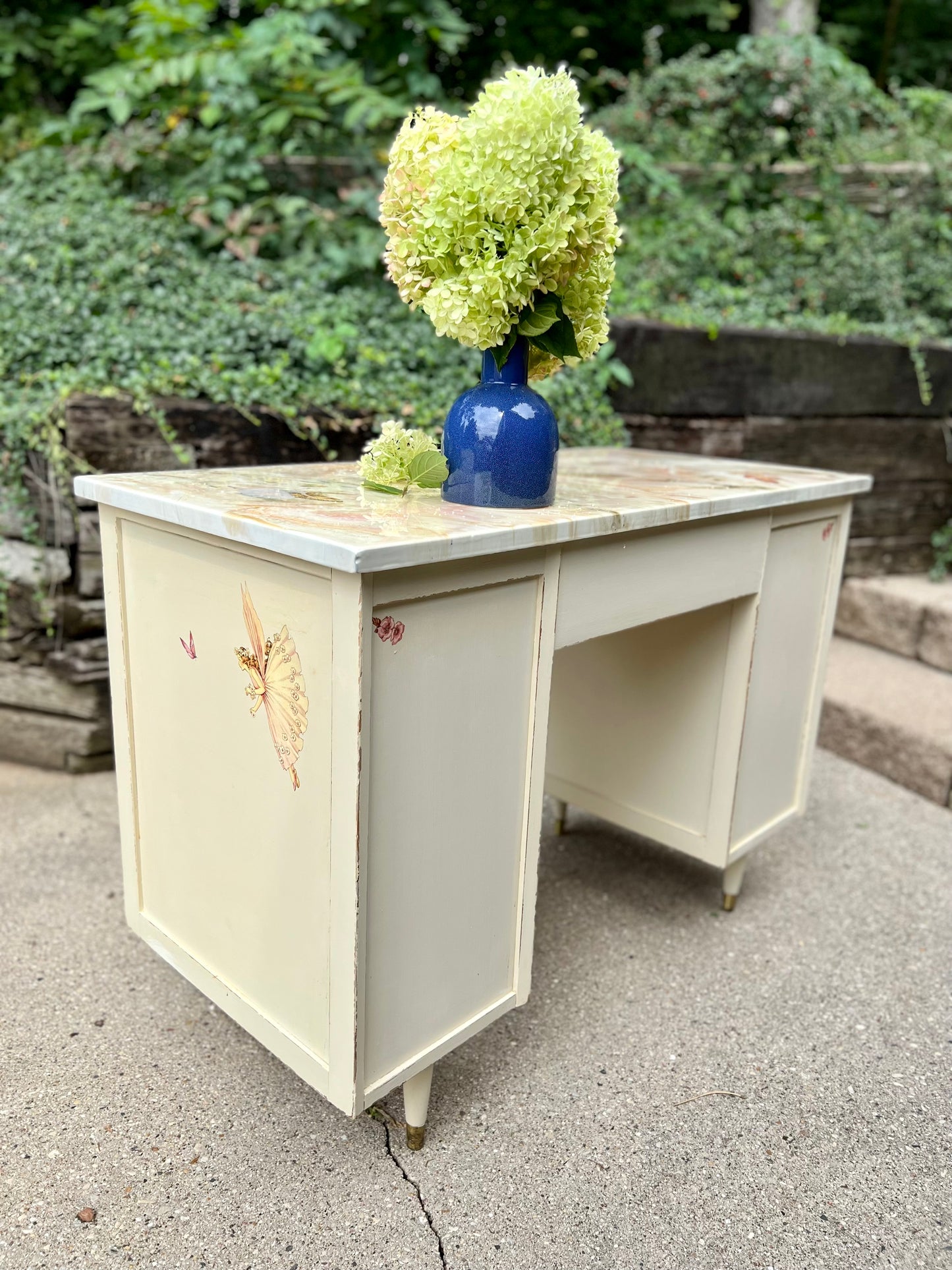 *SOLD*  Pink Fantasy Marble - Faerie Desk